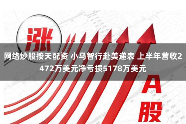 网络炒股按天配资 小马智行赴美递表 上半年营收2472万美元净亏损5178万美元