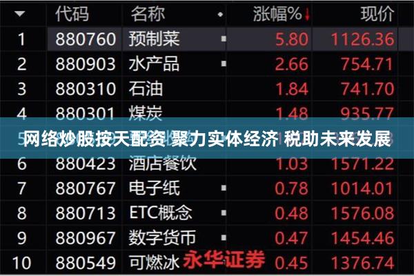 网络炒股按天配资 聚力实体经济 税助未来发展