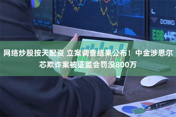 网络炒股按天配资 立案调查结果公布！中金涉思尔芯欺诈案被证监会罚没800万